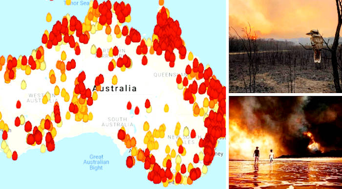CAMBIAMENTI CLIMATICI, l'Australia Non c'e' Piu'